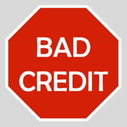 Bad Credit Sign